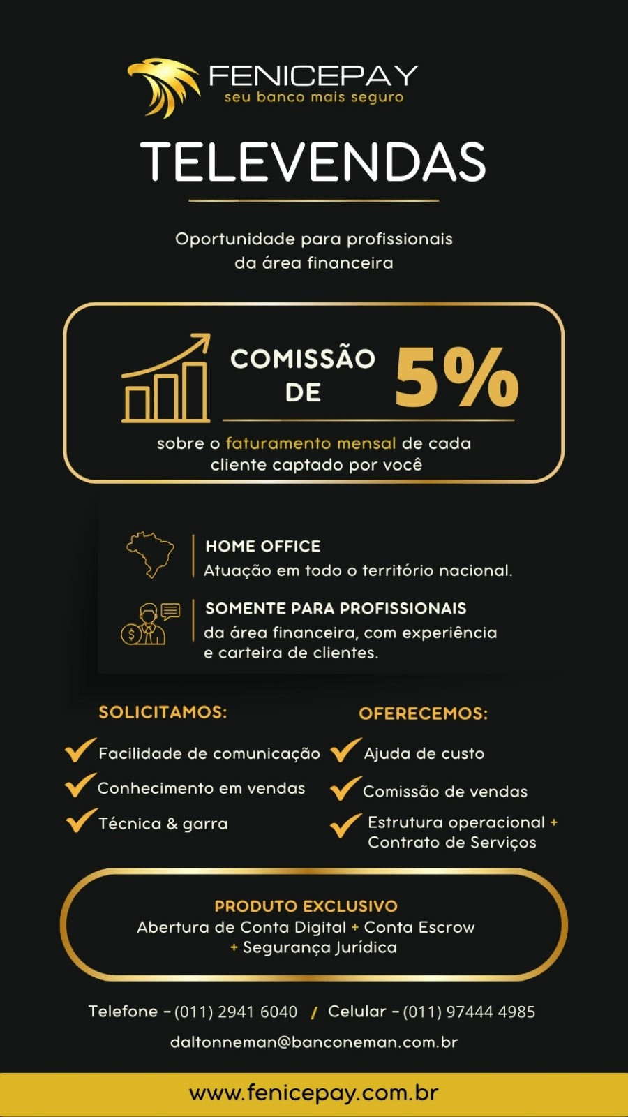 BPO Digital — Oportunidade Televendas