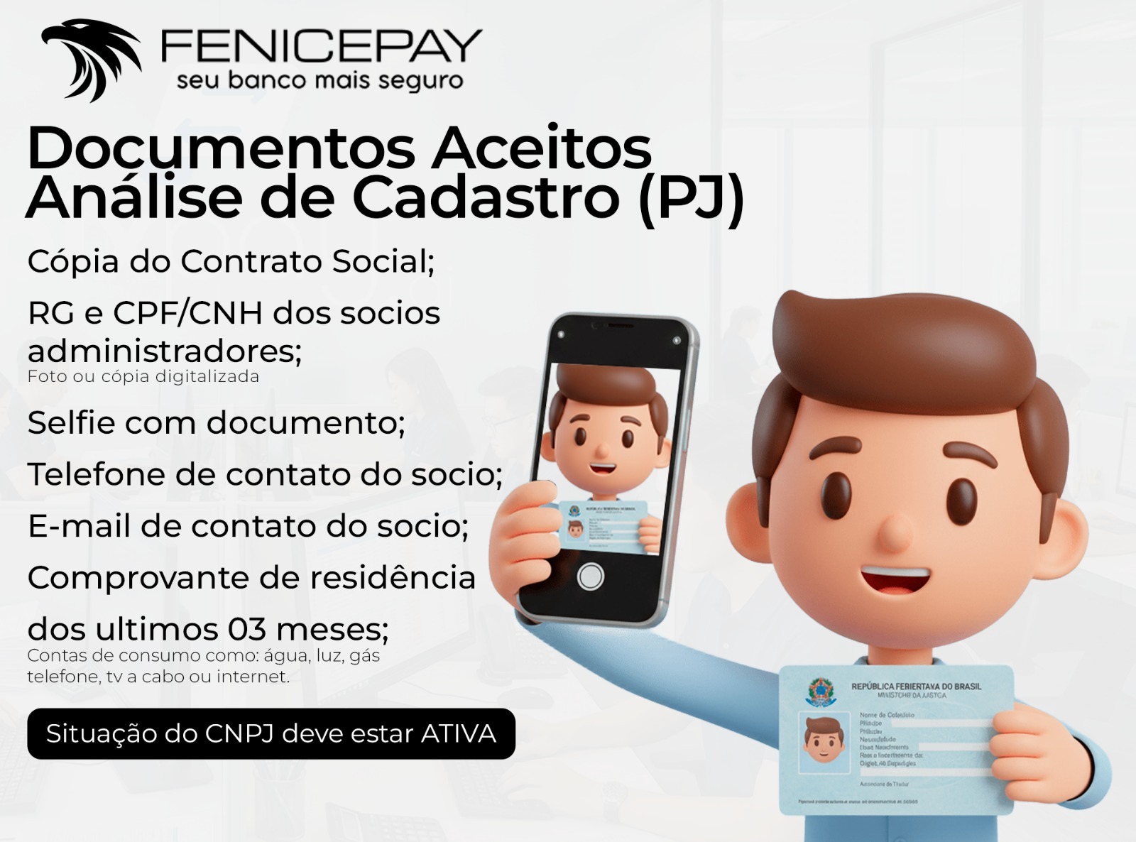 Abertura de Conta — Pessoa Jurídica