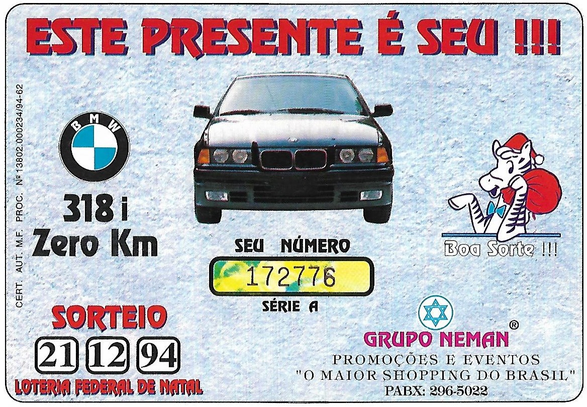 Cupom BMW — Frente (1994)